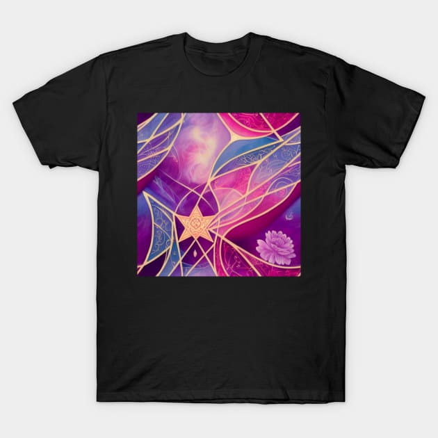 Celestial Radiance T-Shirt by astrobunny